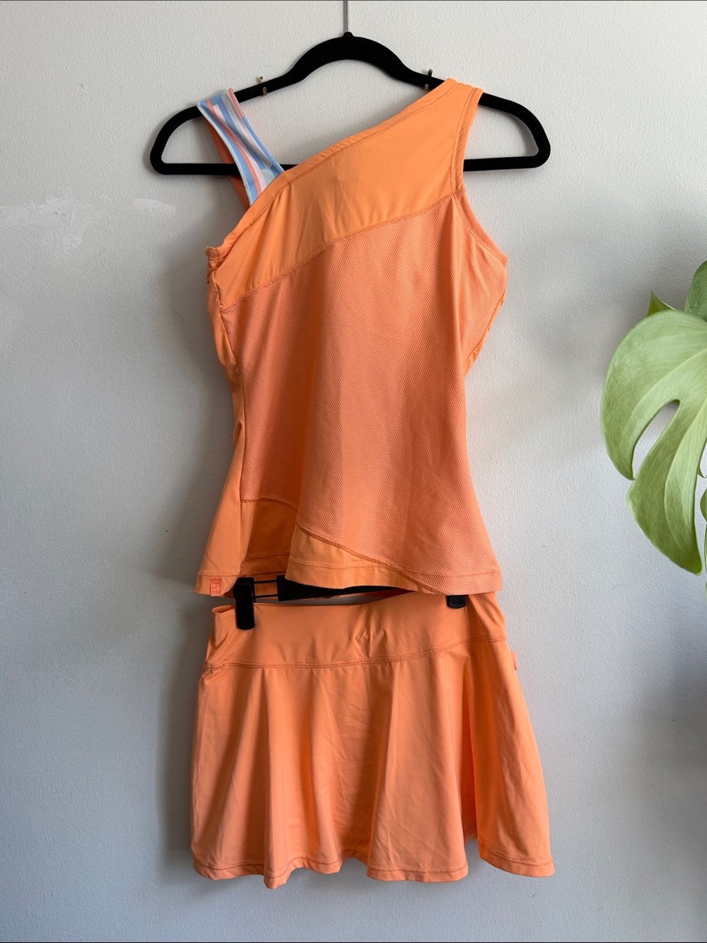 Nike Sharapova Orange Tennis Skirt Set with - Picture 4 of 7